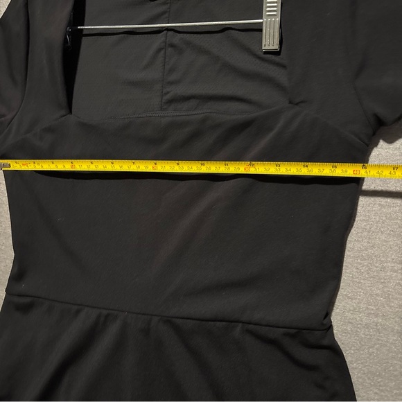 Elegant Black Mini Dress - Picture 12 of 16